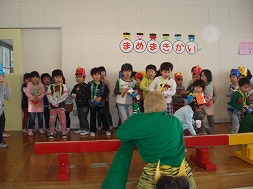 豆まき 写真