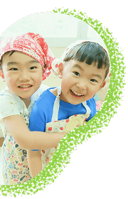 園開放で遊ぶ子どもたち