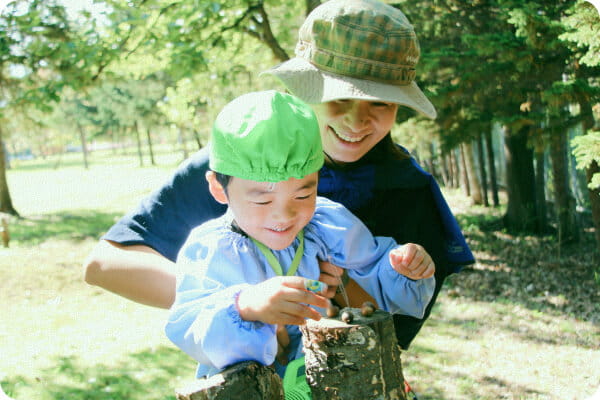 森遊びの様子